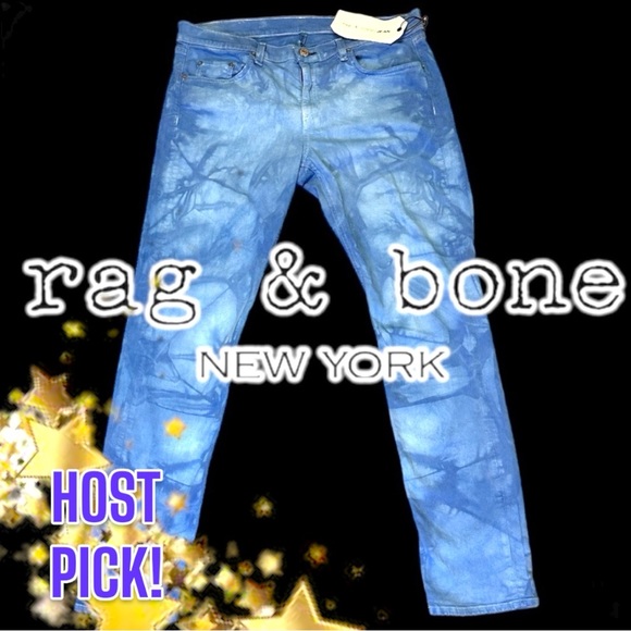 rag & bone Denim - 🎉HOST PICK🎉 NWT Org. White Rag & Bone The Dre Boyfriend Style Jeans. Size 32